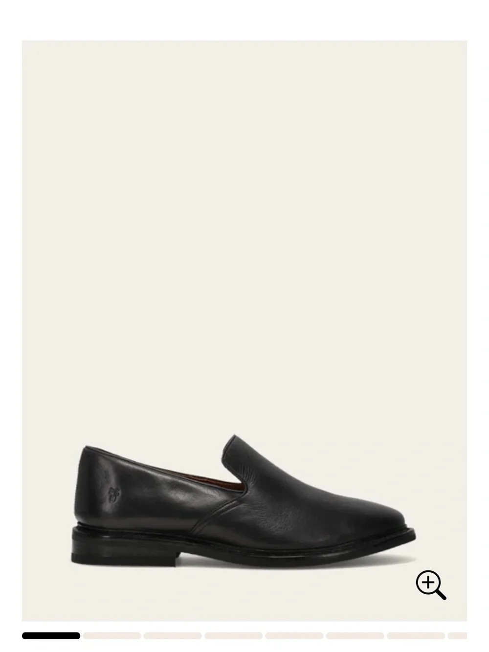 FRYE AND CO. Men's Black Leather Slip-On Loafer - PAUL VENETIAN